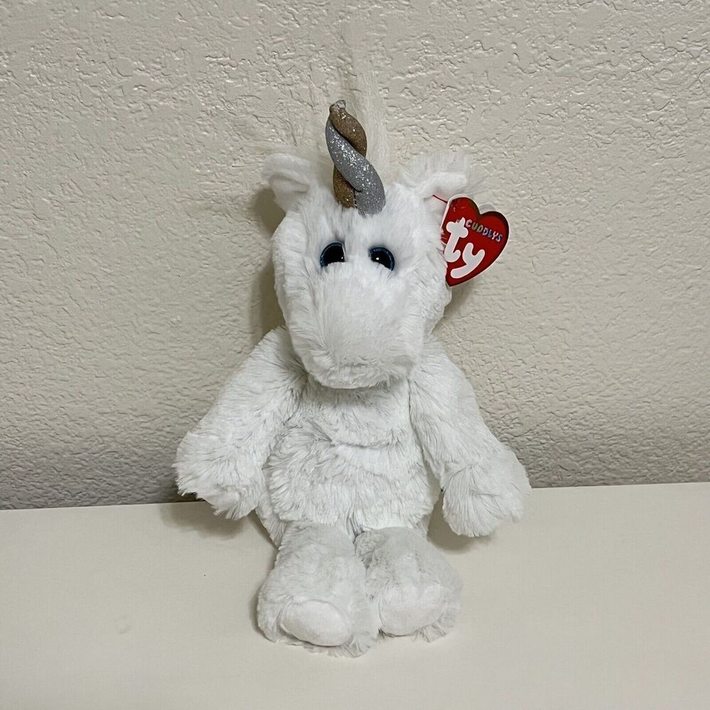 Ty Cuddlys Collection Agnus the Unicorn Plush 9" w/ Tag